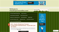 Desktop Screenshot of chandesperansonline.com