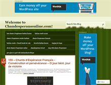 Tablet Screenshot of chandesperansonline.com